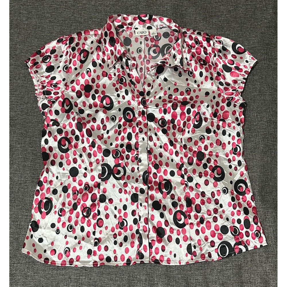 Cato Women's L Button Up Blouse
